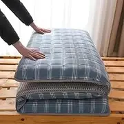 Japanese Futon Mattress - Foldable Guest Bed for Camping, Dorm & Sofa, Lightweight Yoga/Tent Mat, Ultra-Soft