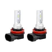 H8 H11 H16 Led Fog Light Bulb, H16 Led Fog Lamp Csp-Y11, Cool White 6500K (Pack Of 2) black