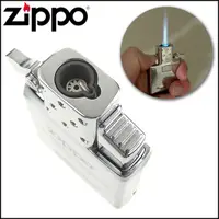 在飛比找蝦皮購物優惠-☆福星煙具屋☆全新真品【ZIPPO】噴射式藍火機芯-按壓式電