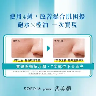 【SOFINA 蘇菲娜】jenne 透美顏飽水控油高保濕UV雙效防曬乳SPF50(二入組)