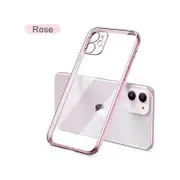 Iphone TPU Clear Case 13 Mini Soft CaseRose Gold ShockProof Cover