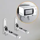 Retrackable Foldable Stretch Shelf Rack Kitchen Storage Holder Microwave Oven