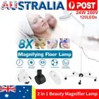 8X Magnifying Lamp Floor Stand Magnifier Glass Lens Light Facial Beauty Salon