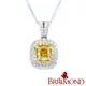 【BRILLMOND】黃彩鑽1克拉皇彩墜(Fancy Light Yellow 18K金台)