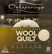 Brand New Onkaparinga Wool Quilt Queen Australia Made