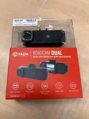 YADA Roadcam Dual Lens Dashcam High Def 1.5" Screen + 16GB SD Card Recording NIB