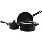 3 Piece Cookware Set Fry pan Saucepan Pot Non-stick Carbon steel Fry Pan Cooking