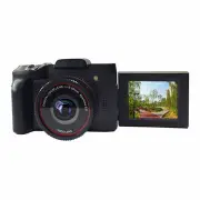 16MP 16X Zoom 1080P HD Rotation Screen Mini Mirroless Digital Camera Camcorder DV with Built-in Microphone