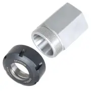 LABLT For CNC Lathe Engraving Machine ER-40 Hex Collet Block Chuck Holder