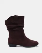 DAVEED ESPRESSO Slip On Boots