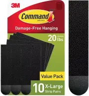Command 20 Lb XL Heavyweight Picture Hanging Strips, Damage Free Hanging Picture