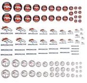 1/64 Dever Broncos nfl Waterslide Decals MADE IS THE USA