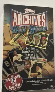 2002 Topps Archives Best Years Baseball Hobby Box Factory Sealed