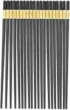 Chinese Style Chopsticks Set Safe Durable Reusable Tableware Gift for Family Hotel Fiberglass Material 10 Pairs 24cm