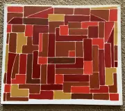 Benjamin Gross Listed California Artist Signed Original Abstract Acrylic Canvas