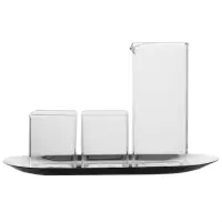 在飛比找蝦皮商城優惠-居家水杯 冷淡風耐高溫玻璃杯 北歐方形防爆玻璃水杯 創意家用