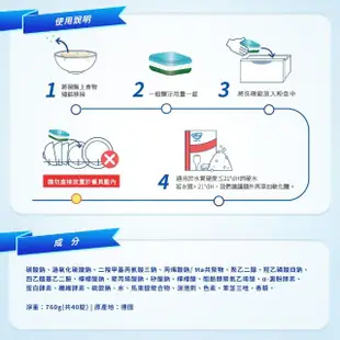 【德國Minel米諾】洗碗機專用12in1強效洗碗球洗碗錠-40球-含軟化鹽光潔潤乾