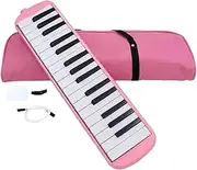Janurium Melodica Instrument | Air Piano Keyboard Double Tubes Mouthpiece,Safe Talk Box Instrument, Organ Melodica, Stable Mouth Melodica for Beginners