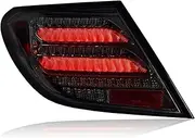 Tailligt Assembly Compatible With Mercedes-benz C-class W204 2007-2014 LED Driving Light LED Brake Light LED Sequential Turn Signal taillights