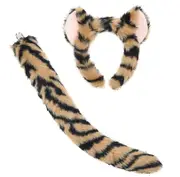 Kids Adults Leopard Ears & Tail Animal Set