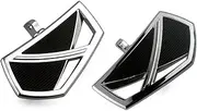 Motorcycle Mini Floorboards Highway Pegs Foot Pegs Male Mount adapter 10mm Footrests Fit for Harley Dyna Touring Road King Street Glide Road Glide Sportster 883 Softail Fat Boy