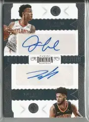 2017-18 Panini Dominion John Collins & Tyler Dorsey Dual Autograph #ed 24 / 25