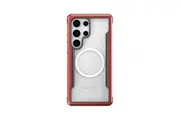 X-Doria Raptic Shield MagSafe Samsung S25 Ultra Case w/ 3M Drop Protection Red