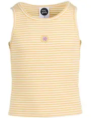 [Eve Girl] Gabriella Rib Tank 8-16 Years in Yellow