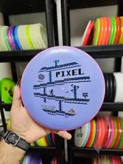 Axiom Discs FIRM Electron Launch Stamp Pixel 175g #1 Simon Putter Mvp Disc Golf