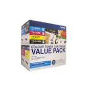 Brother TN-240 - COLOUR LASER TONER - 4 COLOUR PACK OF TN-240 LASER TONER, CONTAINS BLACK, CYAN, MAGENTA AND YELLOW