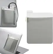 Portable Hard Drive Sleeve Holder for Laptop, Portable External Hard Drive Organizer with Reusable Adhesive Carrying Case for Hard Drive Accessories