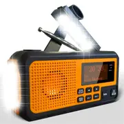 DAB373BT Crank Radio +FM BT Emergency Radio with 5000 mAh Battery