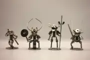 Metal Art Bolt doll Bolta Sengoku Series .Set of 4 Handmade Local specialty