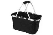 Two Handle Foldable Carry Basket (Black)