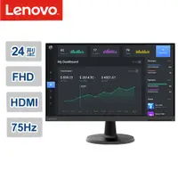 在飛比找ETMall東森購物網優惠-Lenovo D24-40 24型LED背光 FHD顯示器螢