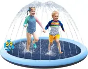 Vistop Splash Pad 67 Inch Blue on Blue Water Spray Pool
