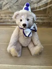 STEIFF TEDDY CLOWN 1926 ROSE REPLICA FROM 1999