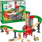 BRIO WORLD Warehouse Rail Set Ages 3+ Train Toy Wooden Rail 33887 New