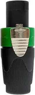 CCWUTQF 1PC 4 Pole Plug Speaker Powercon Connector Male Professional Audio Power Plug(Green)