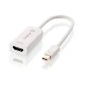 Alogic MDP-HDMI-AIC Premium 15cm Mini DisplayPort to HDMI Adapter M to F White