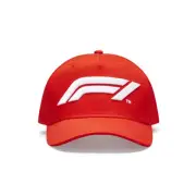 Formula One Large Logo Red Baseball Cap