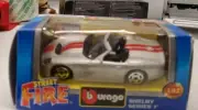 1:43 bBurago Street Fire - Shelby Series 1 - Italian Import Silver Die-Cast