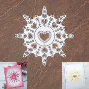 Cutout Hearts Snowflake Cutting & Embossing Die – Valentine’s Day Love +