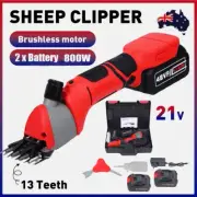 2 Battery Electric Cordless Sheep Shears Wool Shear Clipper Livestock Shearing