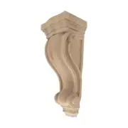 13 inch x 5-3/8 inch x 4-1/2 inch Unfinished Large North American Solid Red Oak