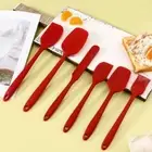 6PCS/SET Food Grade Cooking Mixing Spatula Non-stick Cream Scraper Cake