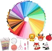 40 Colors Felt Fabric Sheets, 20X30cm Craft Felt Fabric Sheets for Textile Fabrics ，Decoration,DIY Craftwork Sewing ，Patchwork Craftwork ，Scrapbooks Supplies,School Project