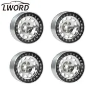 LWORD Metal 2.2'' Beadlock Wheels Rims for AXIAL Wraith SCX10 D90 TRX4 1/10 Car