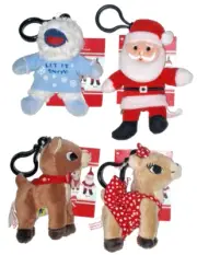 Build a Bear Misfit Santa Bumble Yeti Rudolph Clarice Mini Clip Collectifriend