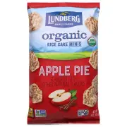 Lundberg Rice Cakes Mini Apple Org 5 oz (Pack of 6)